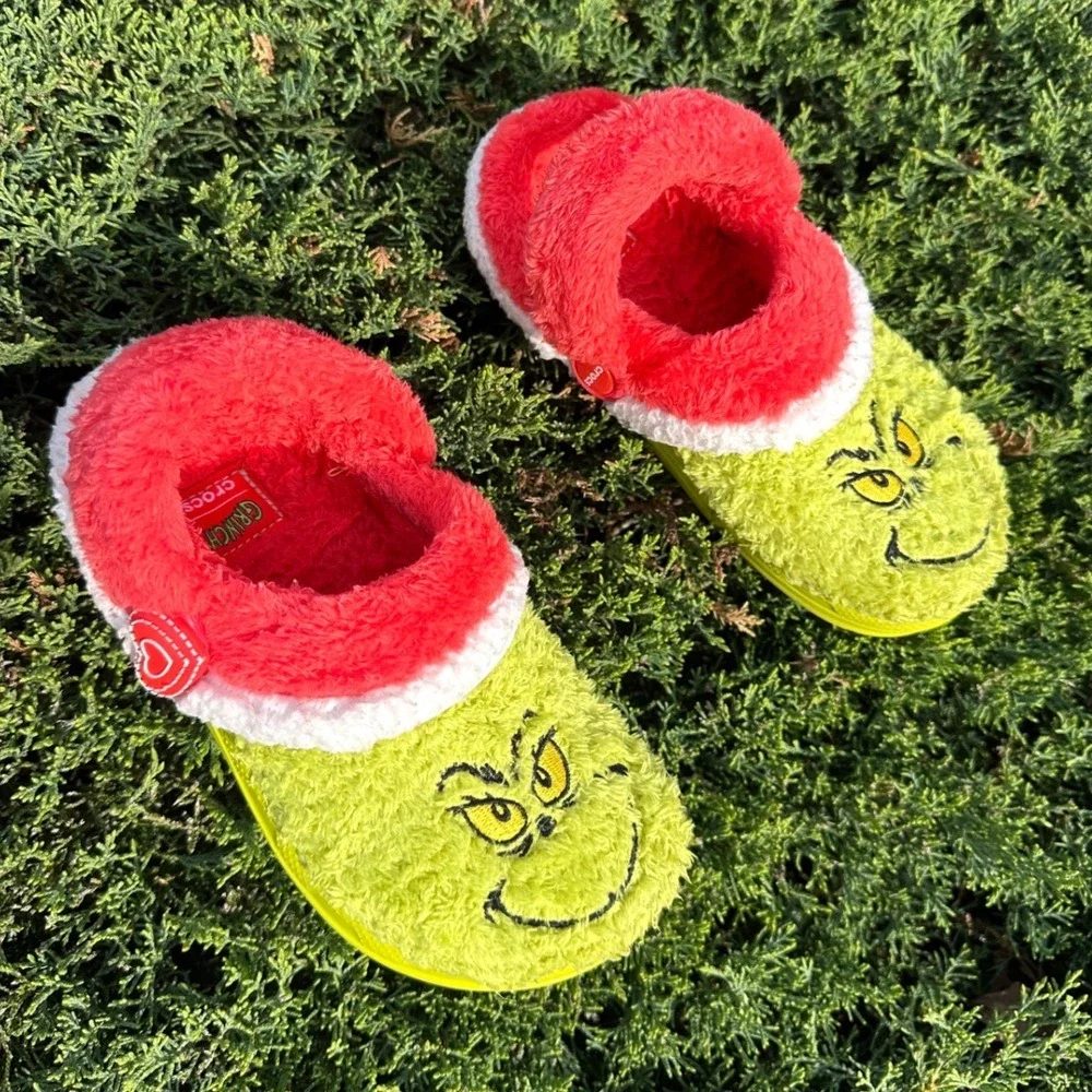 Crocs‎ x The Grinch Little Kids Classic Lined Clogs Little Kids Size 13 Shoes
